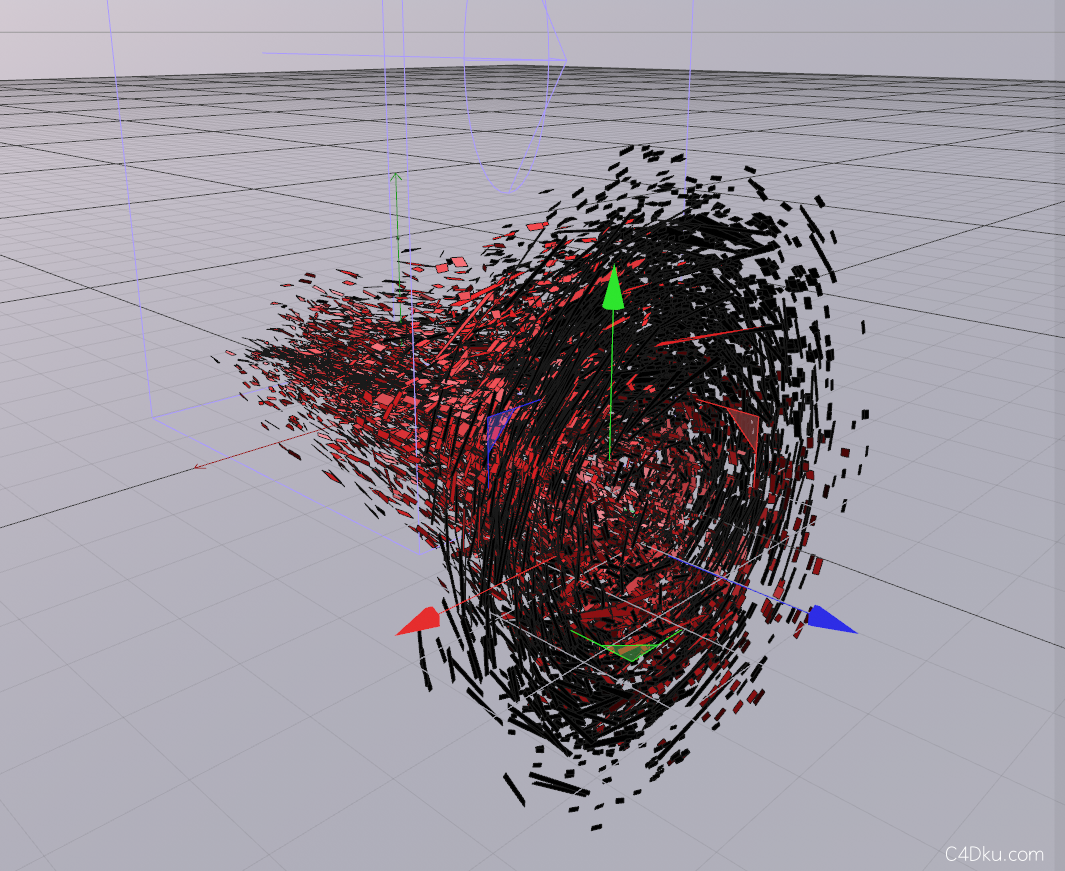 龙卷风3d模型c4d格式