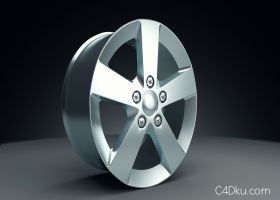 C4D制作轮毂3D模型