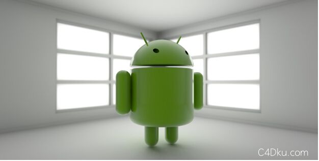 c4d制作安卓机器人3d模型