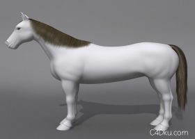 白马 C4D 3D模型