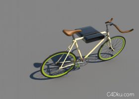 非机动车 » 自行车C4D库模型