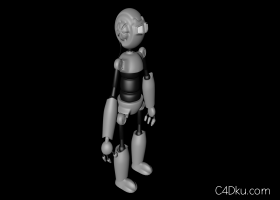 人物角色 » 机器人C4D库模型