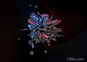 C4D创意圆球噪波随机变化效果动画