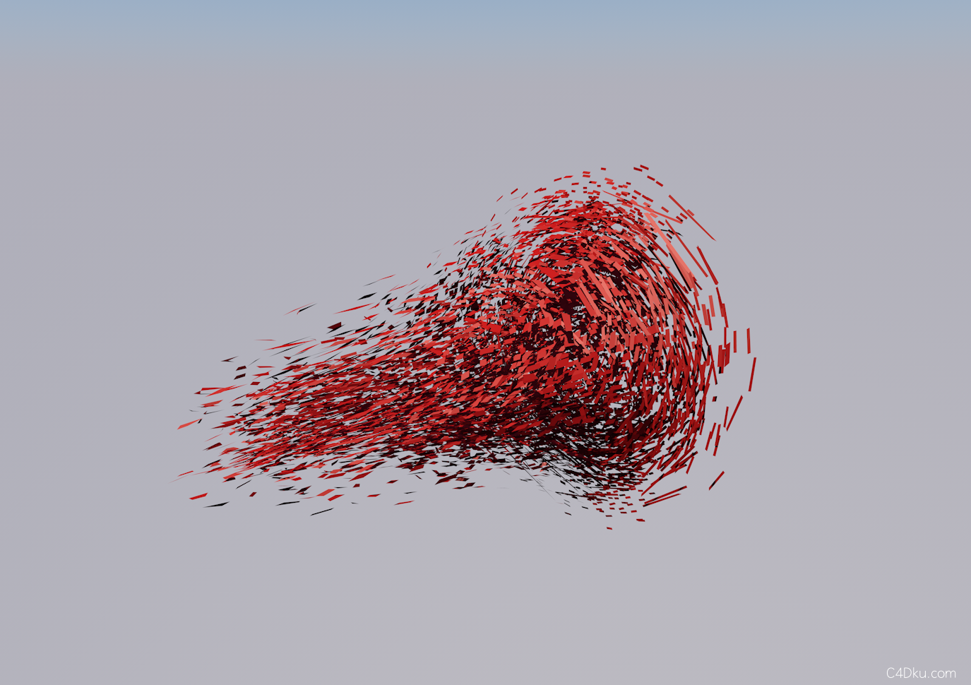 龙卷风3d模型c4d格式