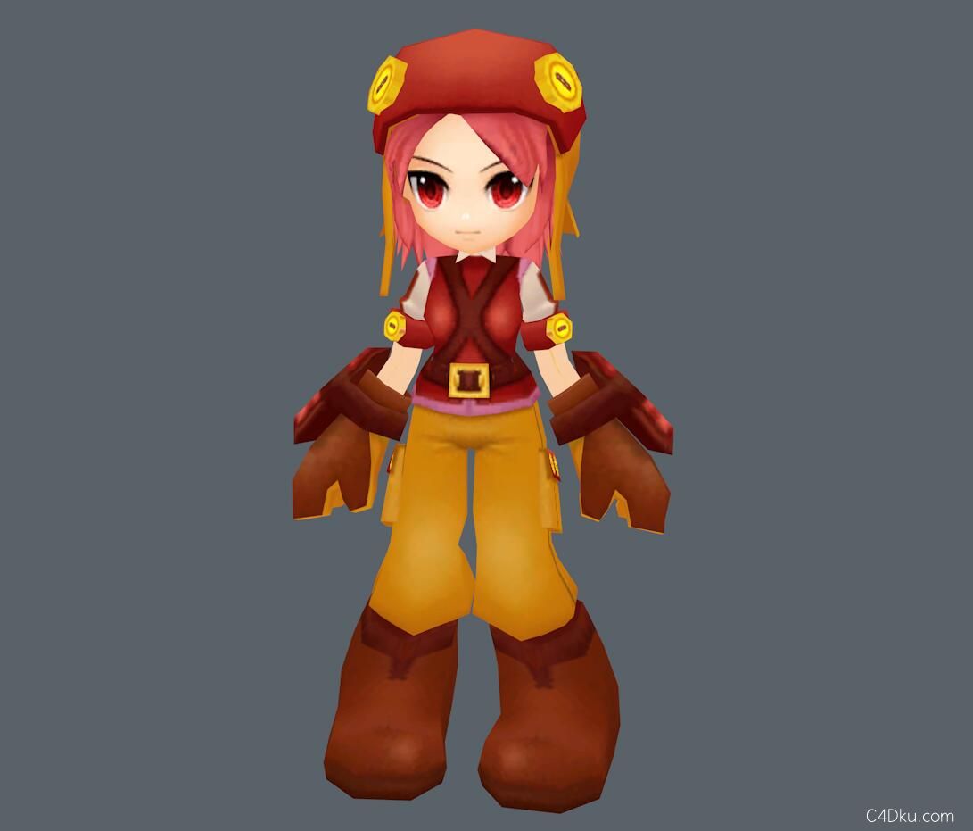 cinema4d卡通人物三维角色3d资源下载-c4d库