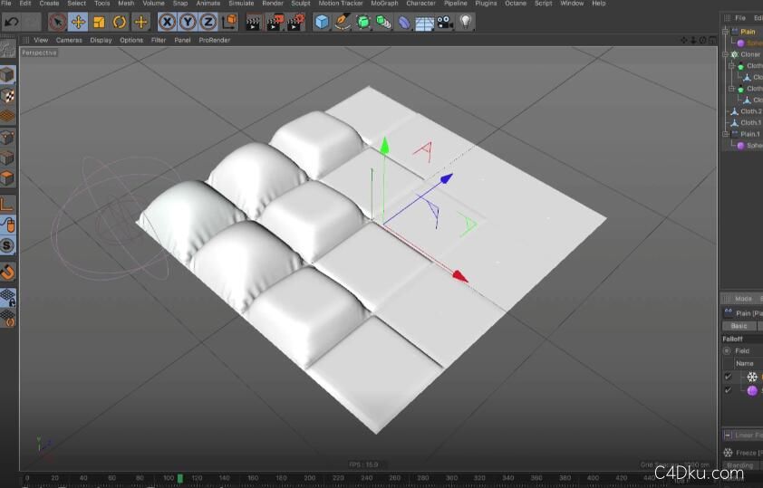 C4DR20域系统触发动画详细解析教程