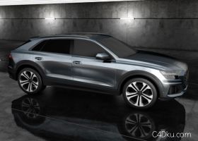 C4D创意3D中型越野车