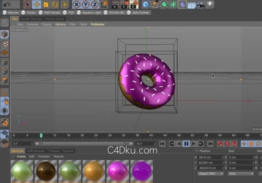 C4D搭配Redshift红移渲染光泽感材质角色模型