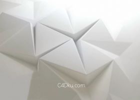 C4D创建3D基础菱形肌理参数化几何体建模简要