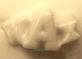 次表面反射来模拟制作蜡状文字动画C4D教程