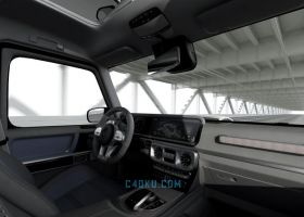 3DSMAX建模三维现代汽车方向盘行车记录仪内饰