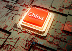 中国元素芯片三维立体模型