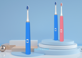 3D电动牙刷产品展示三维模型