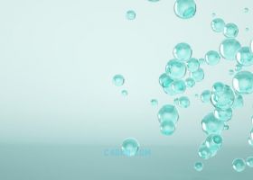 C4D配合OC渲染器制作透明3d漂浮球体背景