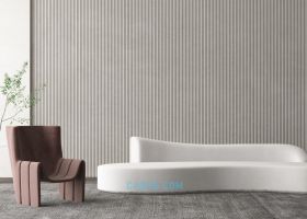 3DSMAX建模三维客厅沙发极简室内空间3D模型
