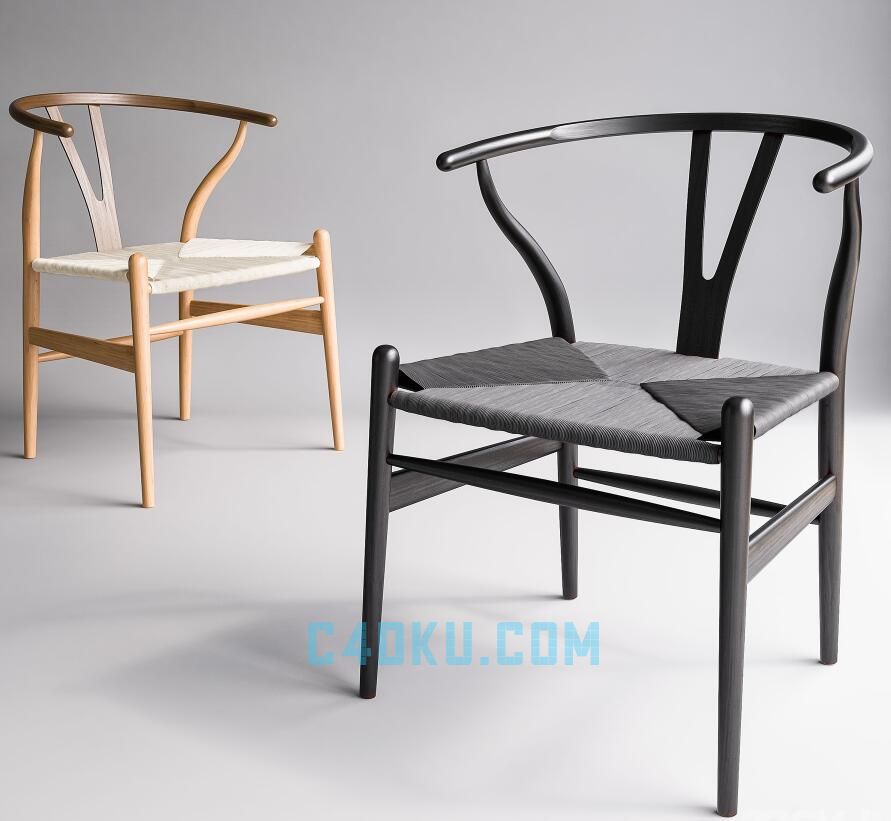 3DSMAX2018制作三维实木材质叉形骨椅3D模型