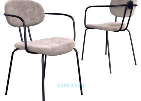 3DSMAX制作三维Ondarreta Hari椅子3D家具