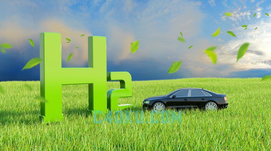 3DSMAX建模绿色能源电动汽车广告模型