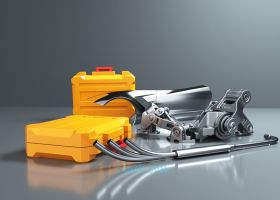 C4D建模3D工具箱汽车三维零件产品包装3D工程